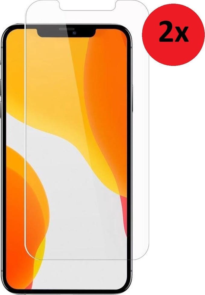 Screenprotector Geschikt voor iPhone 13 - iPhone 13 Screen Protector Bescherm Glas 2x