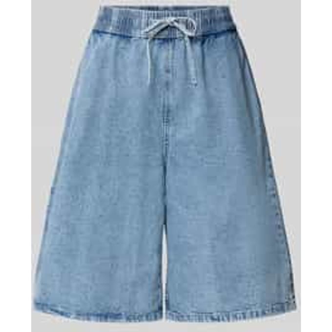 Korte jeans met wijd been model 'SIGNE'