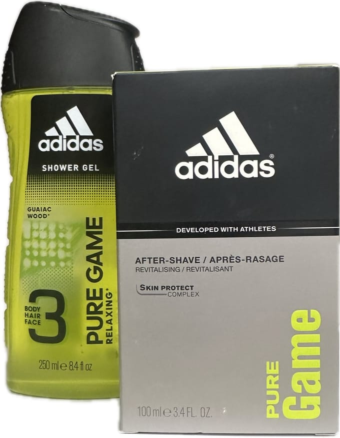 Adidas Pure Game Douchegel 250 ml - Aftershave 100 ml