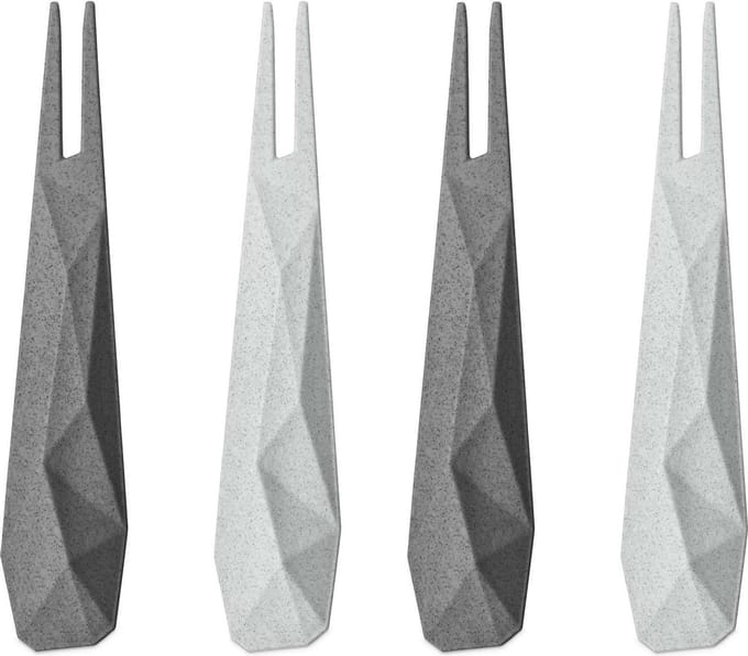 Koziol Cocktailprikkers Club 2,4 X 11,9 Cm Grijs 4-delig