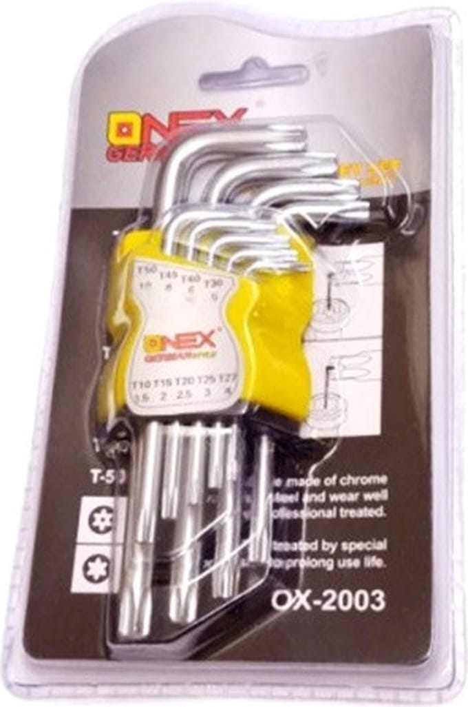 ONEX Inbus TORX sleutelset professioneel 9-delig