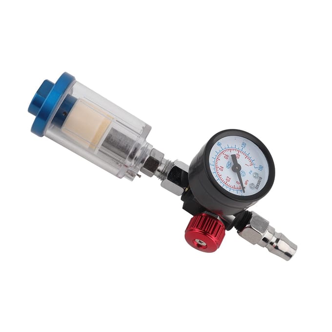 Régulateur de pression d'admission d'air de 14 pouces en ligne, piège à eau et à huile, filtre séparateur, pistolet de pulvérisation