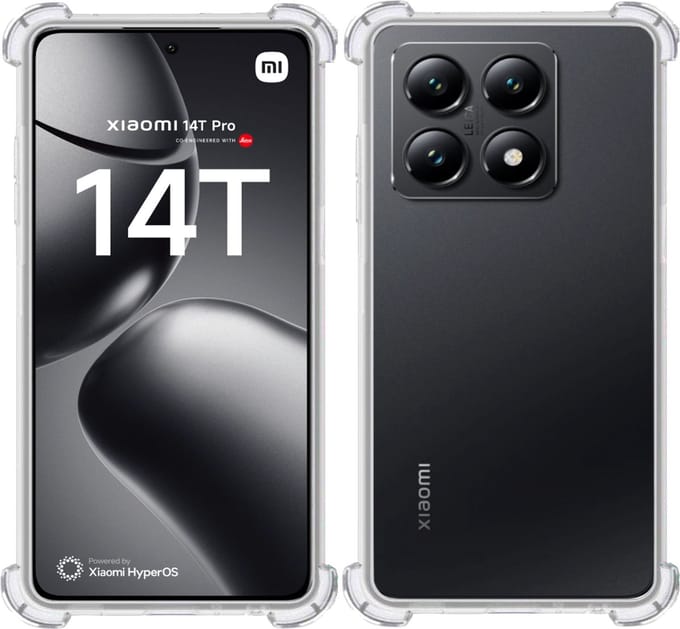 Hoesje geschikt voor Xiaomi 14T – Extreme Shock Case – Case Transparant