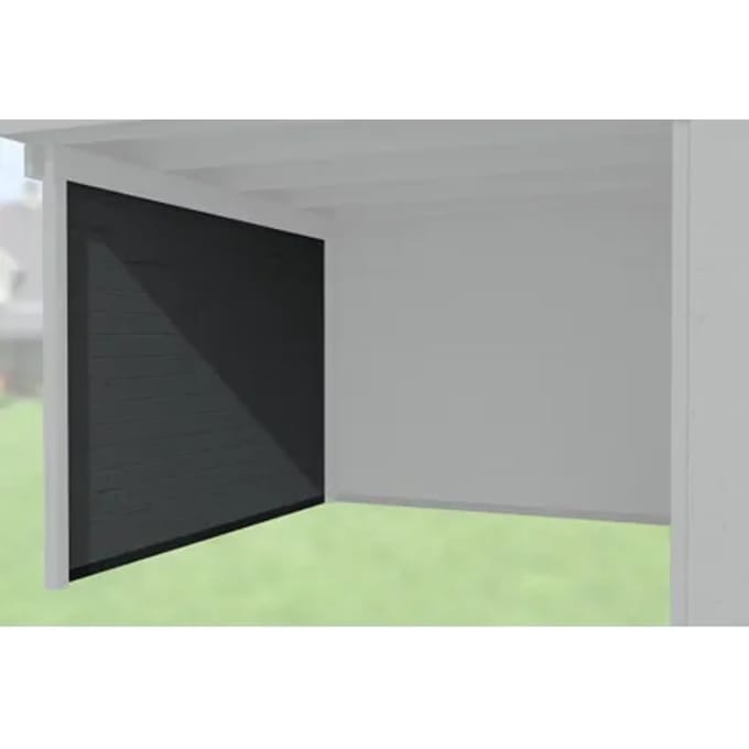Weka Zijwand 295cm Antraciet