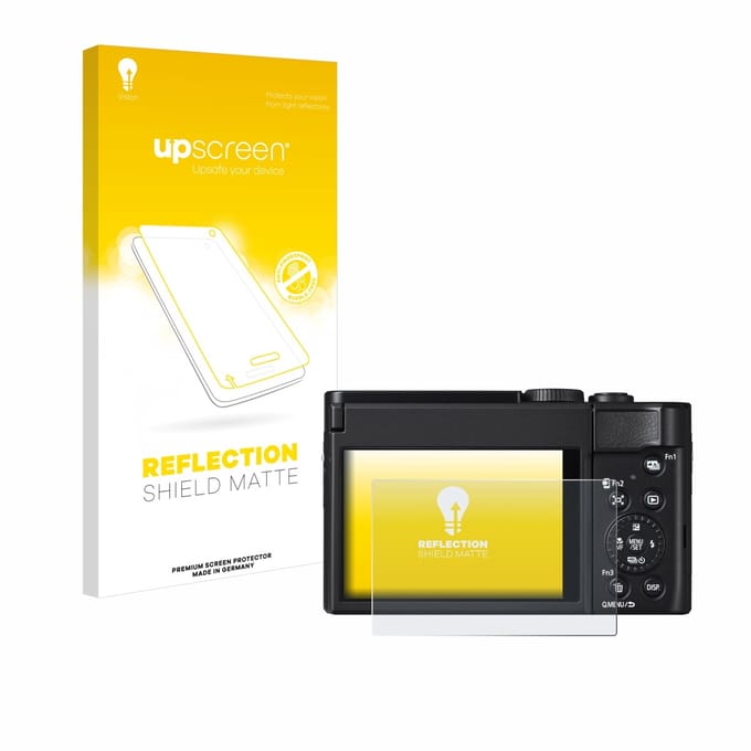 upscreen - Screenprotector voor Panasonic Lumix DC-TZ99 - Folie Beschermfolie anti glare matte