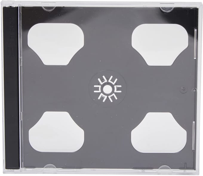 Dailygoody - Cd Double Jewel Cases - 25 Stuks - 2 Disc - 10.4mm