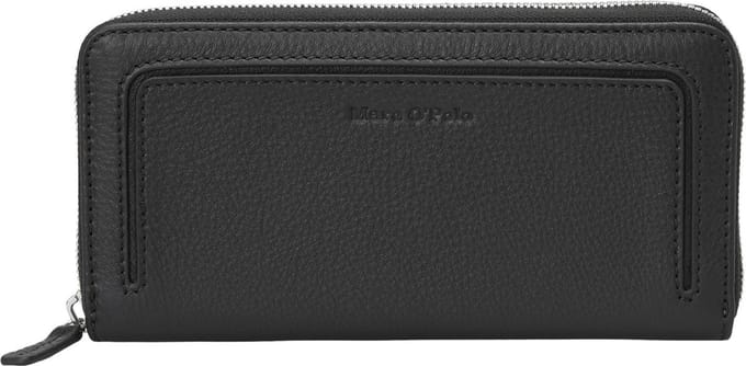 Marc O'Polo Portemonnee Finja Zip Wallet Black Zwart