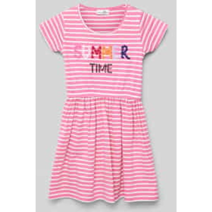 Jurk met streepmotief