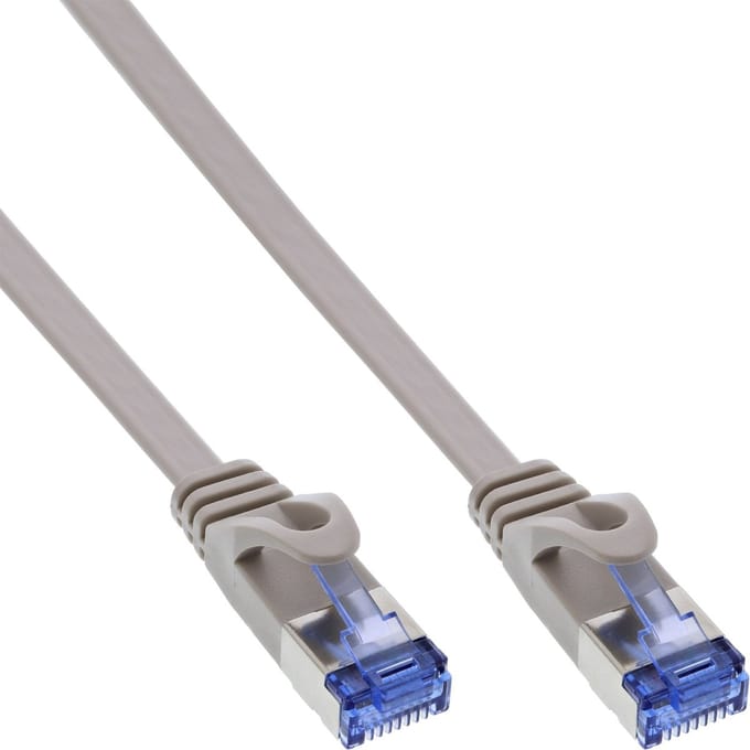 UFTP CAT6a platte netwerkkabel | PVC | grijs | 2 meter