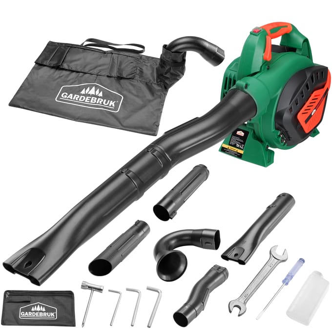 Gardebruk Bladzuiger 4in1 - Snelheid 68m/s zak 45L incl. Gereedschap