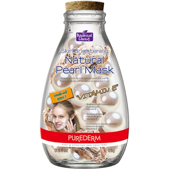 PUREDERM - Skin Brightening Natural Pearl Mask - 15g - Vitamin E