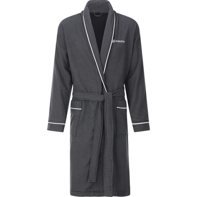 Babista herren Badjas - 52/54 - donkergrijs - Plus Size