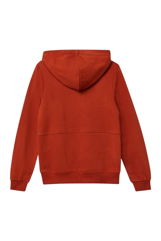 Sweatshirt met capuchon met kleine bedrukking en geborstelde binnenkant kind s.Oliver
