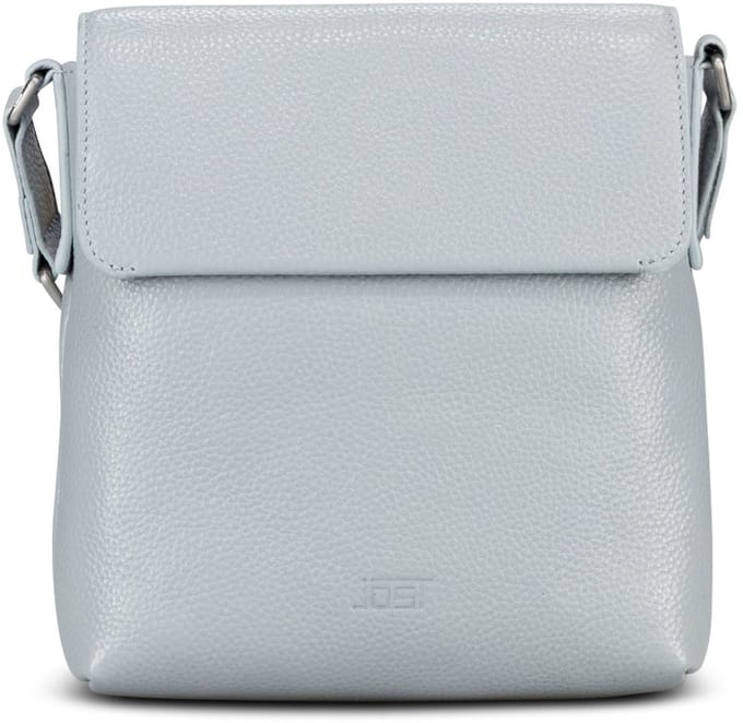 JOST Leren schoudertas Vika Shoulder Bag Misty Blue blauwgrijs