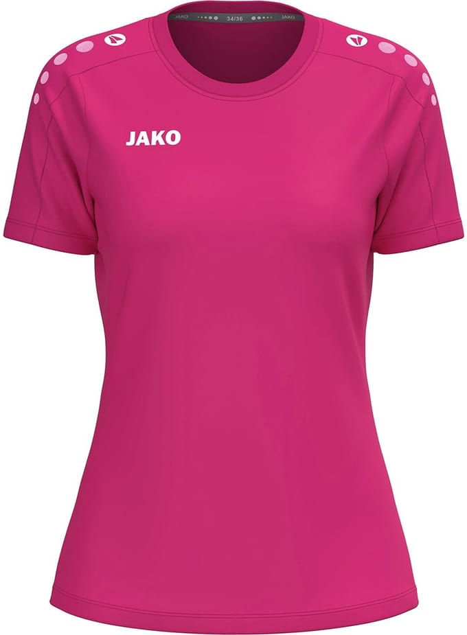 JAKO T-shirt One Cotton damesmaten deep pink 6101d-170