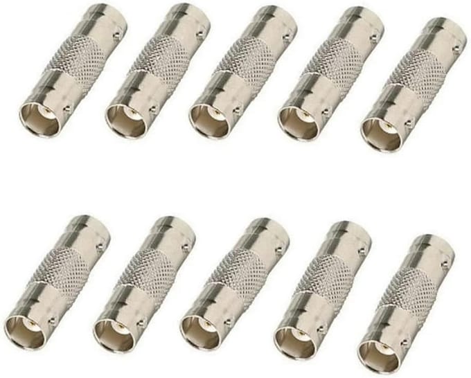 10 Stuks BNC Koppeling Adapter Bus naar Bus voor Beveiligingscamera's