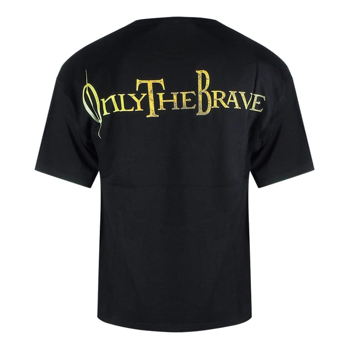Diesel Gold Logo Zwart T-shirt