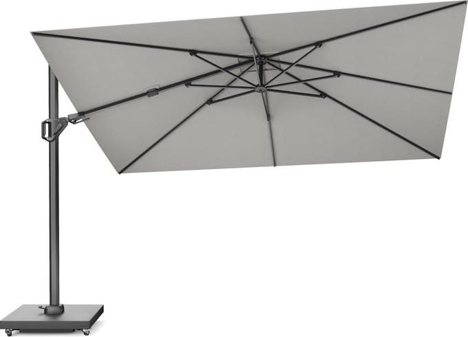Platinum Zweefparasol Challenger T2  Premium Manhattan 260 x 350 cm