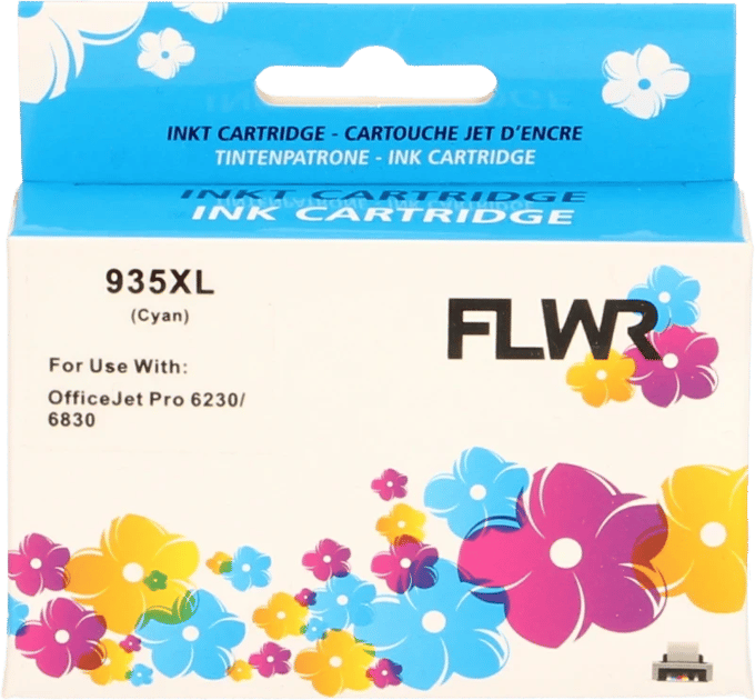 FLWR - Cartridges / HP 935C / cyaan / Geschikt voor HP