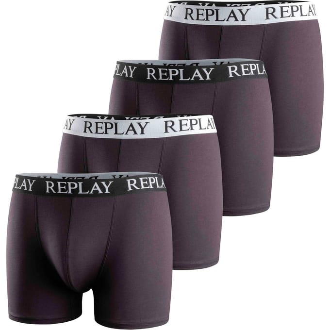 Replay Boxershorts Verpakking van 4