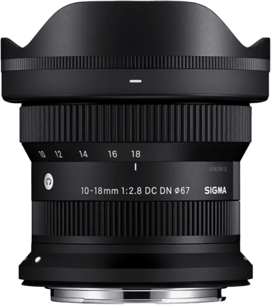 Sigma 10-18mm F2.8 DC DN - Contemporary FUJIFILM X mount - Camera lens