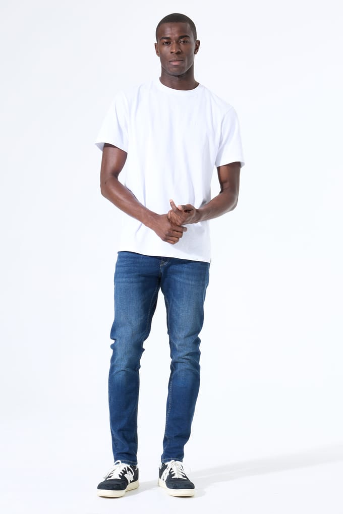 GARCIA Rocko Heren Slim Fit Jeans Blauw