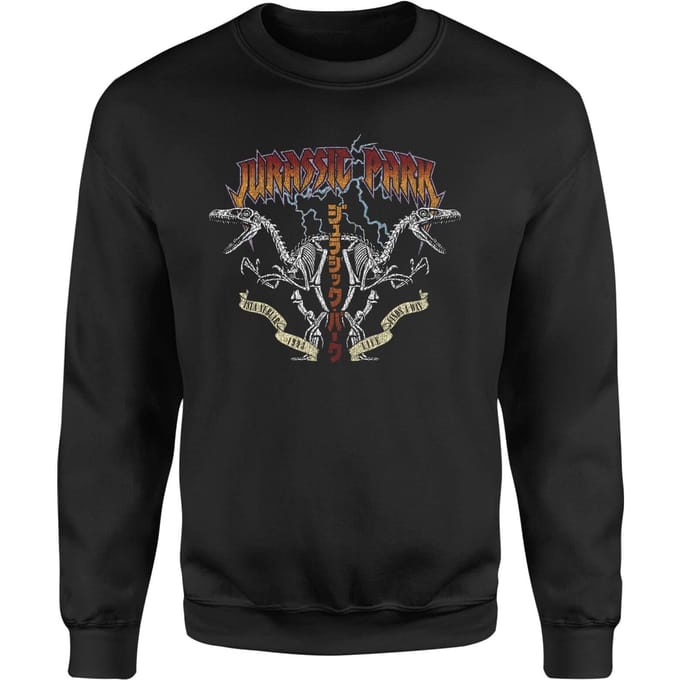 Jurassic Park Raptor Twinz Sweatshirt - Zwart - S