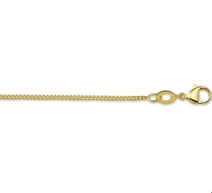 Doublé 10/000 Collier gourmet 1 3100972 38 cm