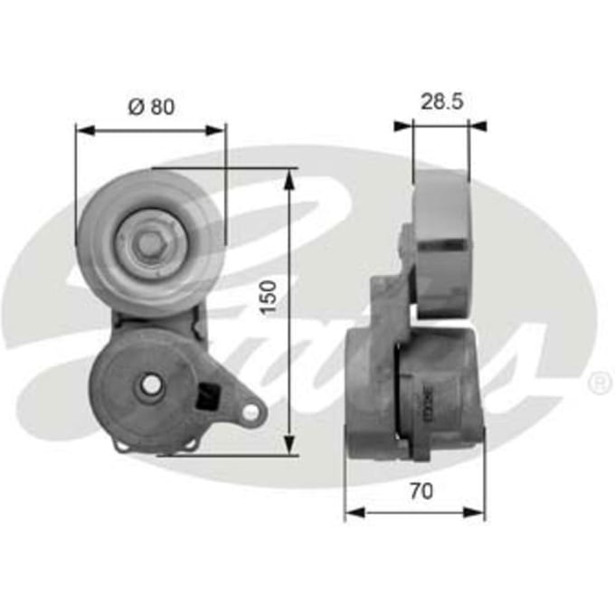 Riemspanner, V-riem DriveAlign GATES T38413