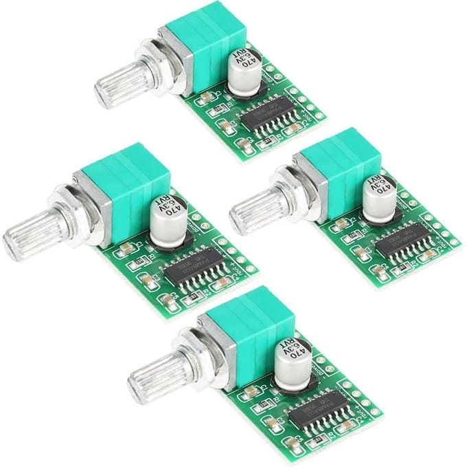 VT Goods - PAM8403 Audio Amplifier - Digitale Audioversterker - Compact - 5V DC - Geluidskwaliteit - Ideaal voor audio-projecten - 4 stuks