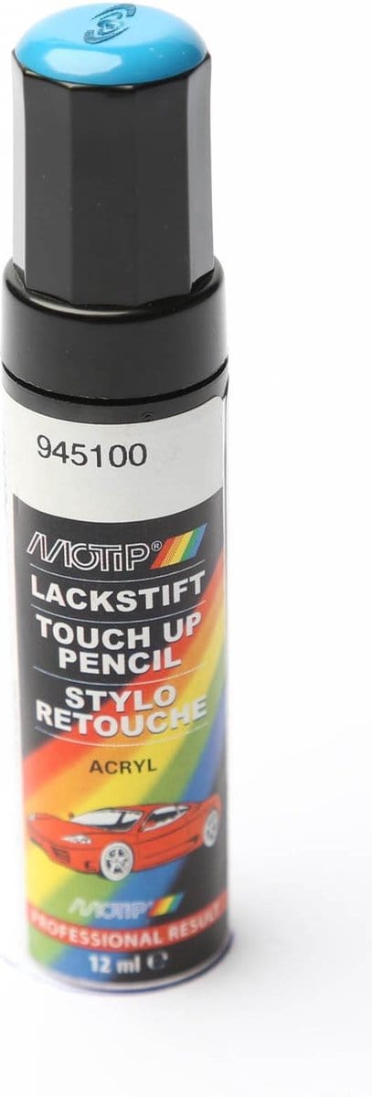 Motip 945100 - Auto lakstift - Blauw - 12 ml