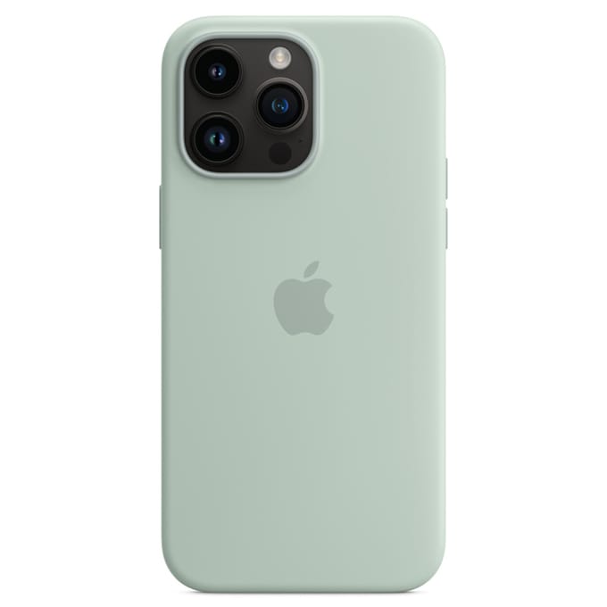 Silicone Backcover MagSafe voor de Apple iPhone 14 Pro Max - Succulent