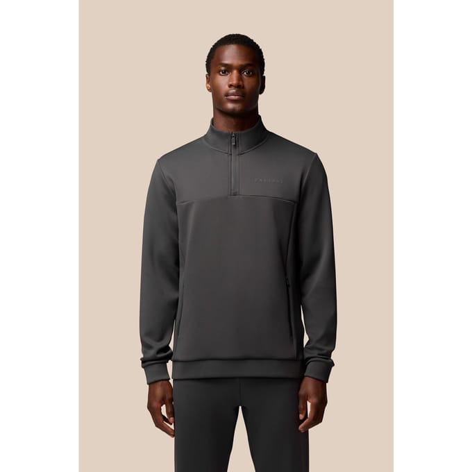 Castore Scuba 1/4 Zip Polyester Grijs Heren Sweatshirt