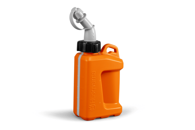 Husqvarnazaagolie can 1,2 liter accubakje