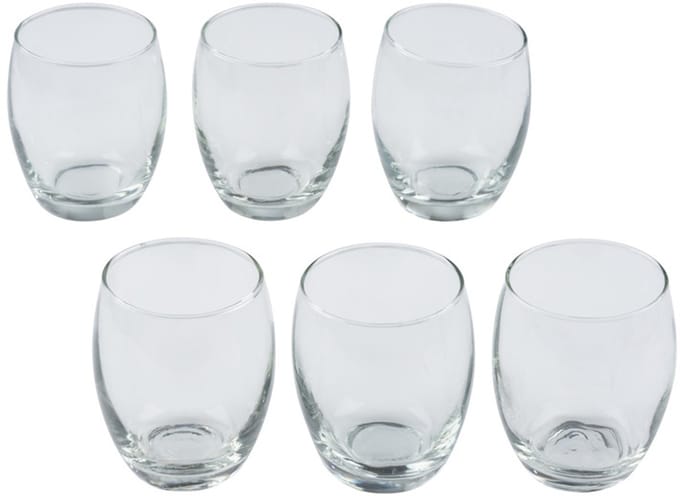 18x Drinkglazen transparant 350 ml - Sapglazen - Waterglazen