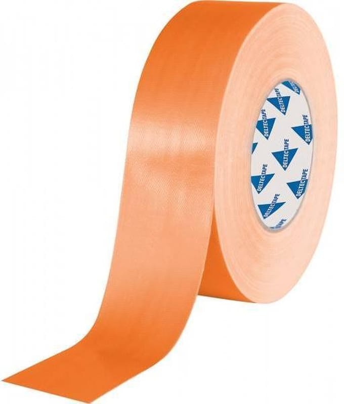 Deltec Gaffa Tape Pro 50mm x 25m Oranje