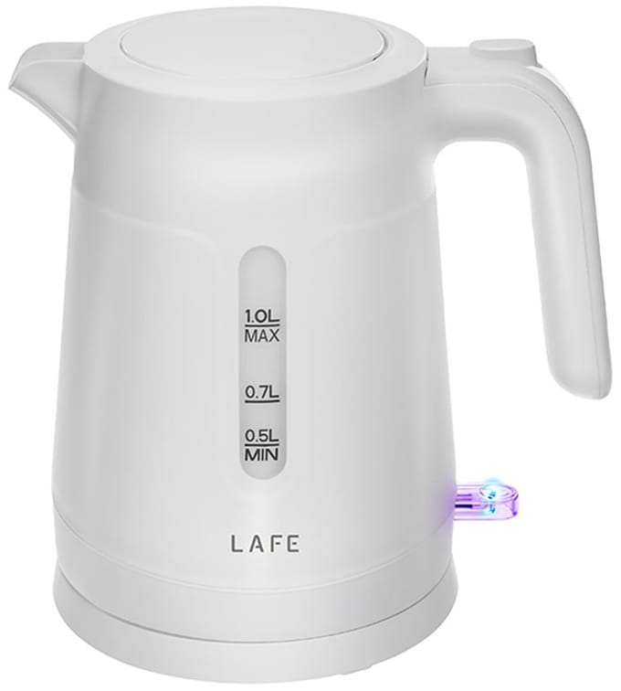 Lafe Essential S - Waterkoker - Inhoud 1L - Vermogen 1500W - Wit