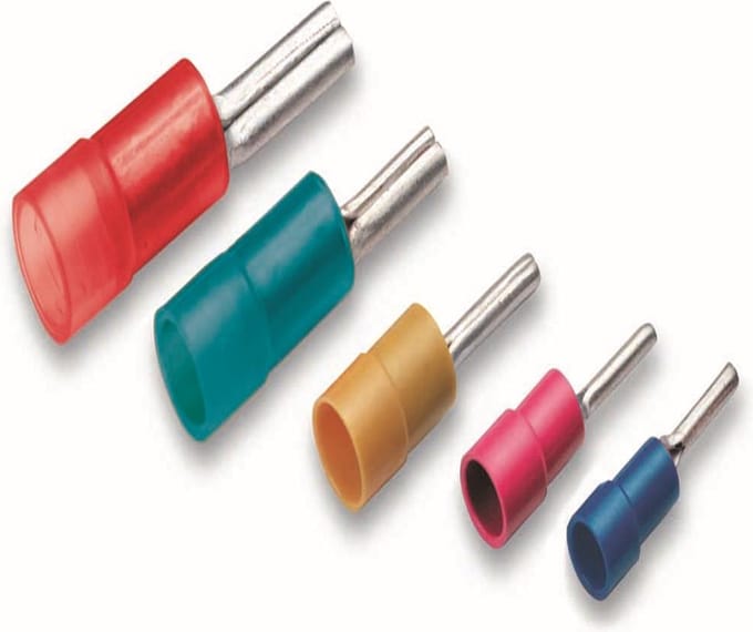 Cimco geïsoleerde penkabelschoen vertind 10mm² rood per 100 stuks (180227)