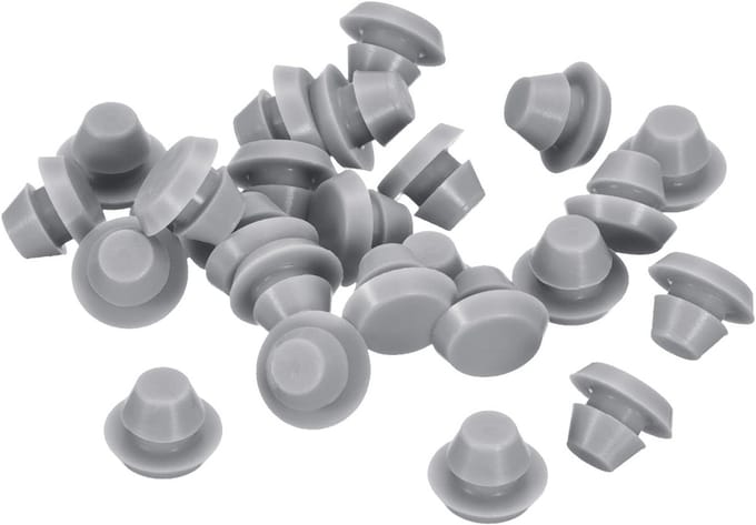 25 Stuks Siliconen Stopper Ronde Rubberen Gatsluiting voor 5-5,5 mm Diameter