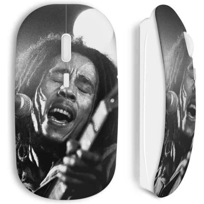 Bob Marley draadloze muis zwart en wit