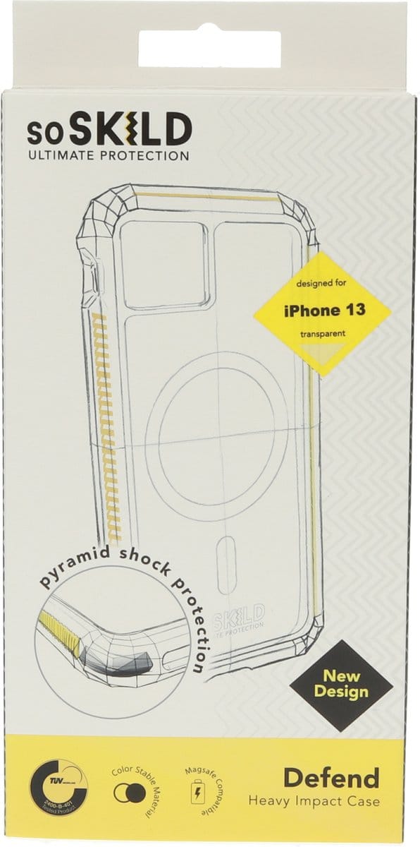 SoSkild Samsung Galaxy S21 Defend 2.0 Heavy Impact Hoesje - Transparant