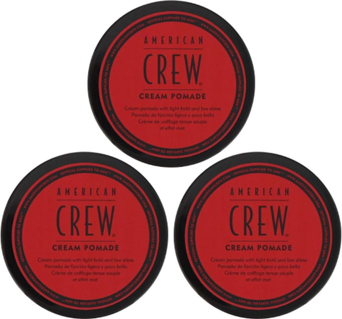 American Crew Cream Pomade - Light Hold 3x
