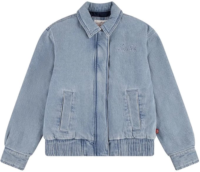 Levi´s ® Kids Retro Denim Trucker Jas Blauw 10 Years Meisje