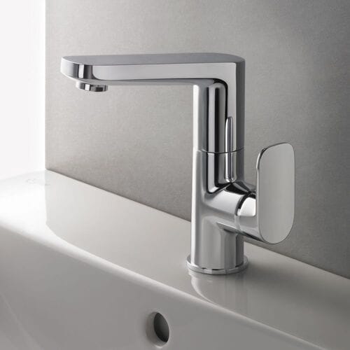 Ideal Standard II basin mixer with high spout, without drain A6476AA