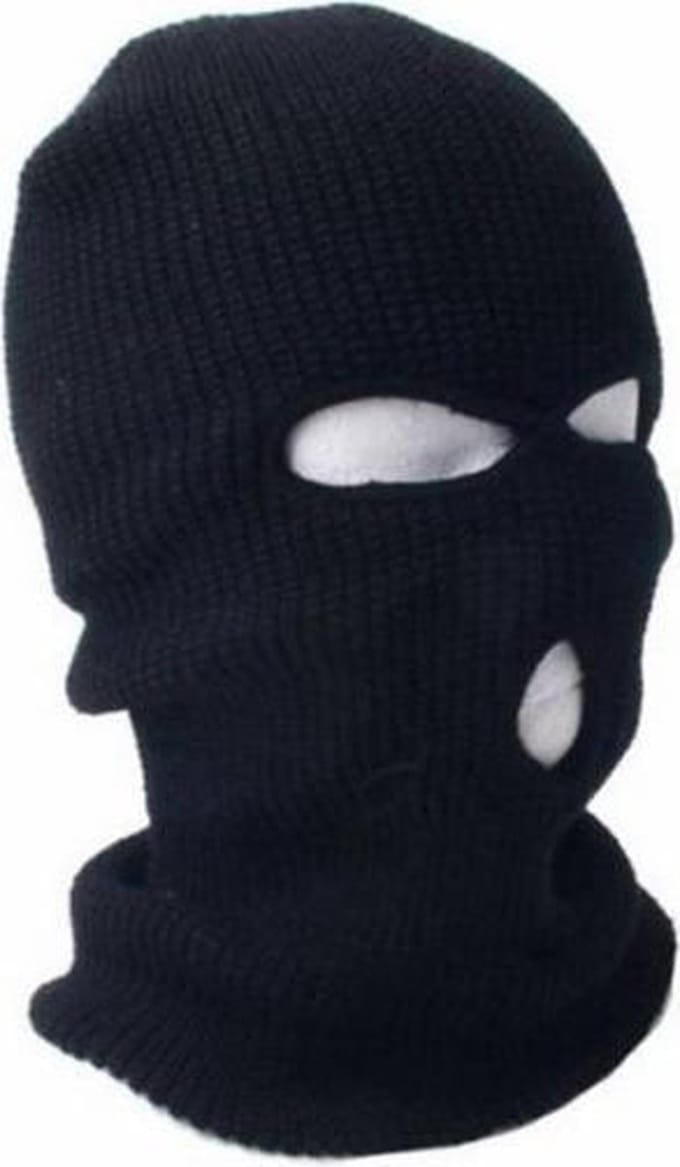 Balaclava - Bivakmuts - Volwassenen - Unisex - One size - Black - Zwart - Driegaats