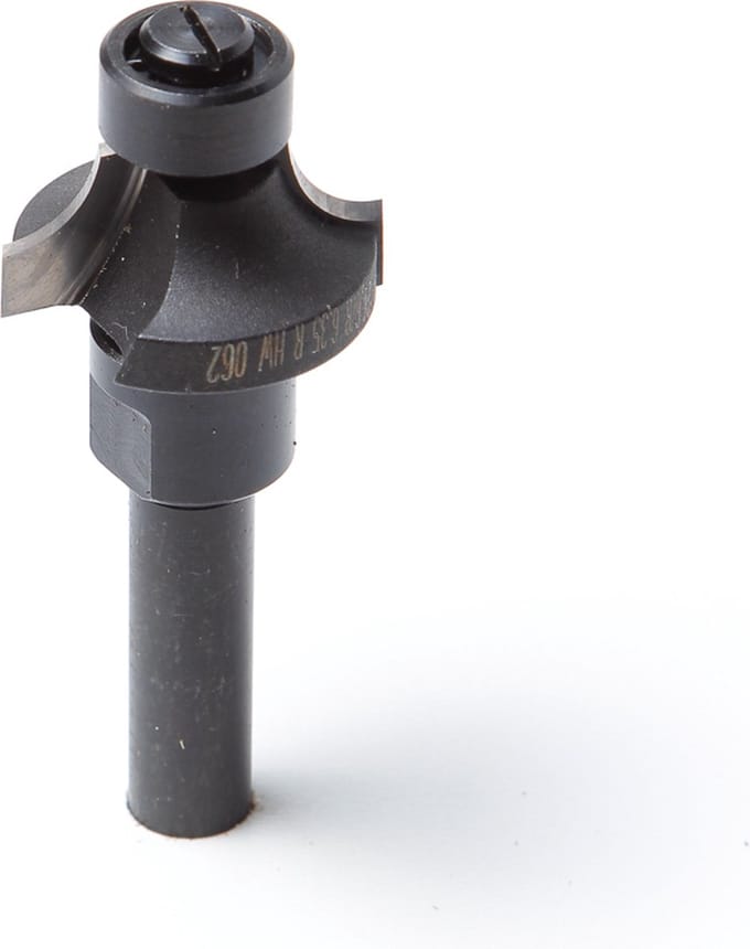 JSO-TR Afrondfrees met lager  R=6.3 met lager 12mm