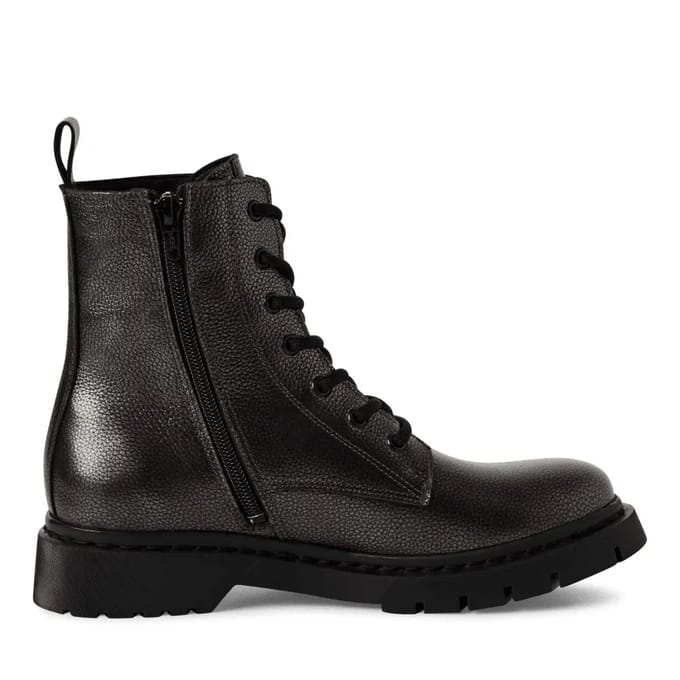 Tamaris Tamaris Veterboots zilver Textiel