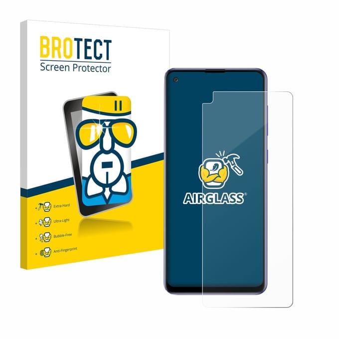 Screenprotector voor Samsung Galaxy A21s Beschermglas transparant