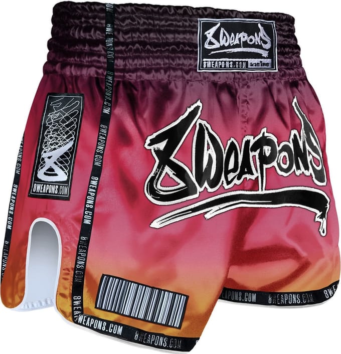 8 WEAPONS Muay Thai Shorts Vivo Sunsphere Rood - S