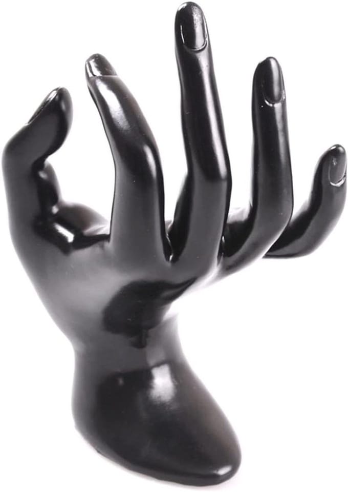 Sieraden Display - Hand Model - Sieraden Tonen - Drie dimensionaal - 17.5 cm Hoog - Zwart